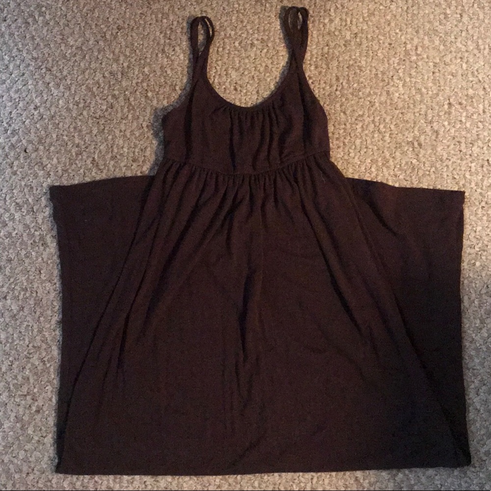 Brown maxi dress